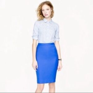 J.Crew No. 2 pencil skirt in double-serge wool